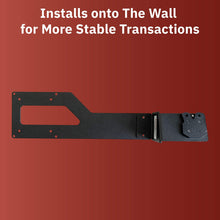 Load image into Gallery viewer, Ingenico Lane 3000/5000/7000/8000 VESA Metal Mounting Bracket for 19" to 23" Monitor, Screw-in Installation, Black