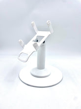 Load image into Gallery viewer, Clover Flex 3 / Flex 4 Freestanding Swivel and Tilt Stand with Round Plate (White)