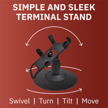 Load image into Gallery viewer, Castles VEGA3000 Low Freestanding Swivel and Tilt Stand with Round Plate