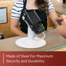 Load image into Gallery viewer, Castles VEGA3000 Low Freestanding Swivel and Tilt Stand with Square Plate (White)