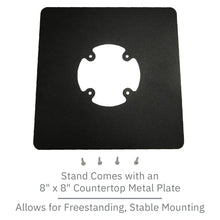 Load image into Gallery viewer, PAX A35 Low Freestanding Swivel and Tilt Stand with Square Plate
