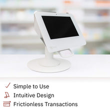 Load image into Gallery viewer, Clover Mini Low Freestanding Swivel and Tilt Stand with Round Plate