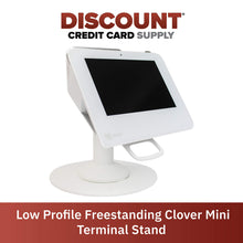 Load image into Gallery viewer, Clover Mini Low Freestanding Swivel and Tilt Stand with Round Plate