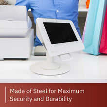 Load image into Gallery viewer, Clover Mini Low Freestanding Swivel and Tilt Stand with Round Plate