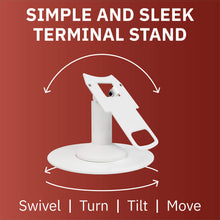 Load image into Gallery viewer, Clover Mini Low Freestanding Swivel and Tilt Stand with Round Plate