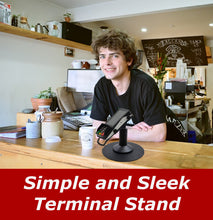 Load image into Gallery viewer, PAX A35 Low Freestanding Swivel and Tilt Stand with Round Plate