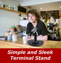 Load image into Gallery viewer, PAX A35 Freestanding Swivel and Tilt Stand with Round Plate