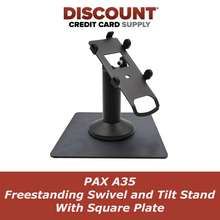 Load image into Gallery viewer, PAX A35 Freestanding Swivel and Tilt Stand with Square Plate