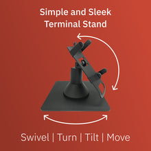 Load image into Gallery viewer, Dejavoo Z8 & Z11 Low Freestanding Swivel and Tilt Stand with Square Plate