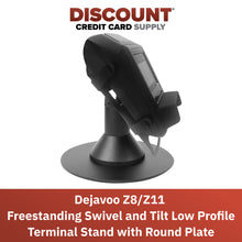 Load image into Gallery viewer, Dejavoo Z8 & Z11 Low Freestanding Swivel and Tilt Stand with Round Plate