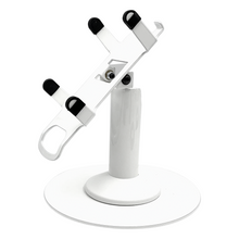 Load image into Gallery viewer, Dejavoo Z8 & Dejavoo Z11 Freestanding Swivel and Tilt Stand with Round Plate (White)