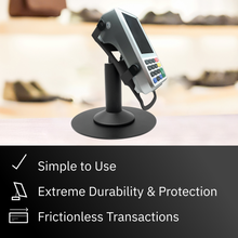 Load image into Gallery viewer, Pax A80 Freestanding Swivel and Tilt Stand with Round Plate