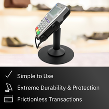Load image into Gallery viewer, Verifone Vx805 Freestanding Swivel and Tilt Stand with Round Plate