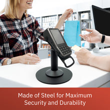 Load image into Gallery viewer, Verifone V400M Freestanding Swivel and Tilt Stand with Round Plate