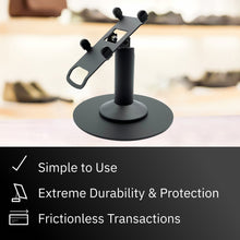 Load image into Gallery viewer, Verifone V400M Freestanding Swivel and Tilt Stand with Round Plate