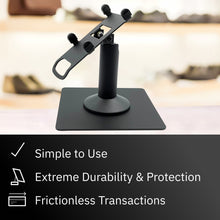 Load image into Gallery viewer, Verifone V400M Freestanding Swivel and Tilt Stand with Square Plate