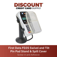 Load image into Gallery viewer, First Data FD35 Swivel and Tilt Stand and Spill Cover