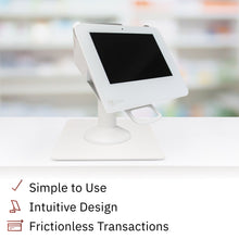 Load image into Gallery viewer, Clover Mini / Mini 3 Low Freestanding Swivel and Tilt Stand with Square Plate (White)