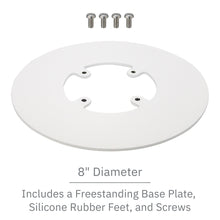 Load image into Gallery viewer, Freestanding Round Base Plate (White)