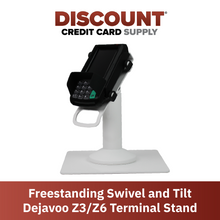Load image into Gallery viewer, Dejavoo Z3 & Dejavoo Z6 Freestanding Swivel and Tilt Stand (White)