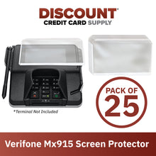 Load image into Gallery viewer, Verifone Mx915 Screen Protective Spill Covers (Set of 25)