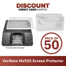 Load image into Gallery viewer, Verifone Mx925 Screen Protective Spill Covers (Set of 50)