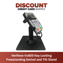 Load image into Gallery viewer, Verifone VX805 Freestanding Swivel and Tilt Stand with Key Locking Mechanism