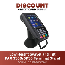 Load image into Gallery viewer, PAX S300 & PAX SP30 Low Swivel and Tilt Stand