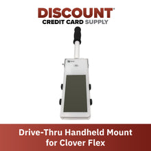 Load image into Gallery viewer, Clover Flex POS Drive-Thru Hand Held Mount (White)