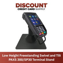 Load image into Gallery viewer, PAX S300 & PAX SP30 Freestanding Low Swivel and Tilt Stand
