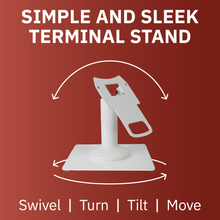 Load image into Gallery viewer, Clover Mini / Mini 3 Freestanding Swivel and Tilt Stand with Square Plate (White)