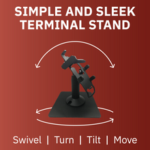 Load image into Gallery viewer, Verifone VX805 Freestanding Swivel and Tilt Stand with Key Locking Mechanism