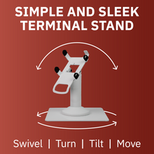 Load image into Gallery viewer, Dejavoo Z3 & Dejavoo Z6 Freestanding Swivel and Tilt Stand (White)