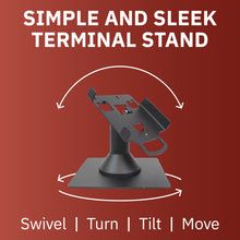 Load image into Gallery viewer, Ingenico ISC 250 Freestanding Swivel and Tilt Stand with Square Plate