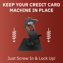 Load image into Gallery viewer, Verifone Vx520 Freestanding Swivel and Tilt Stand with Key Locking Mechanism