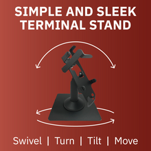 Load image into Gallery viewer, PAX S80 Freestanding Swivel and Tilt Stand, Key Locking Mechanism