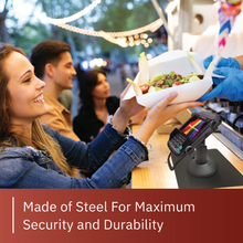 Load image into Gallery viewer, Castles VEGA3000 Freestanding Low Swivel and Tilt Touch Countertop Stand