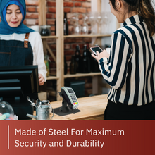 Load image into Gallery viewer, Ingenico ICT 220 & ICT 250 Freestanding Low Swivel and Tilt Stand with Square Plate