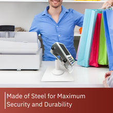 Load image into Gallery viewer, PAX A80 Freestanding Low Swivel and Tilt Stand with Square Plate (White)