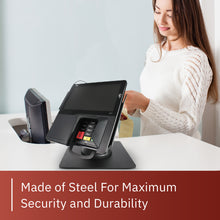 Load image into Gallery viewer, Pax PX7 Freestanding Low Swivel and Tilt Stand with Square Plate