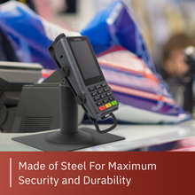 Load image into Gallery viewer, Verifone P200 / P400 Freestanding Swivel and Tilt Stand with Square Plate