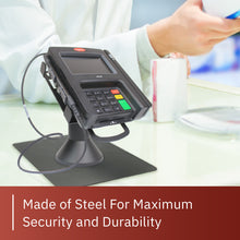Load image into Gallery viewer, Ingenico ISC 250 Freestanding Swivel and Tilt Stand with Square Plate