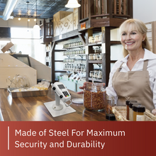 Load image into Gallery viewer, First Data FD35 / FD40 Freestanding Swivel and Tilt Stand (White)