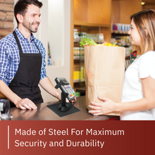 Load image into Gallery viewer, Verifone VX805 Freestanding Swivel and Tilt Stand with Key Locking Mechanism