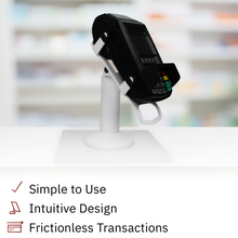 Load image into Gallery viewer, Dejavoo Z8 & Dejavoo Z11 Freestanding Swivel and Tilt Stand with Square Plate (White)