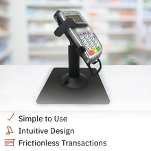 Load image into Gallery viewer, Verifone VX805 Freestanding Swivel and Tilt Stand with Key Locking Mechanism