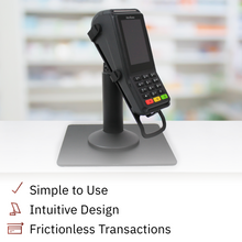 Load image into Gallery viewer, Verifone V200 / V400 Freestanding Swivel and Tilt Stand with Square Plate