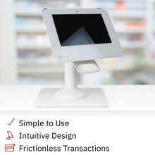 Load image into Gallery viewer, Clover Mini / Mini 3 Freestanding Swivel and Tilt Stand with Square Plate (White)