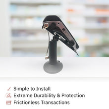 Load image into Gallery viewer, Ingenico Move 3500 & Move 5000 Swivel and Tilt Stand with Device to Stand Security Tether Lock, Two Keys 8"