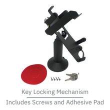 Load image into Gallery viewer, Verifone Vx520 Swivel and Tilt Stand with Key Locking Mechanism